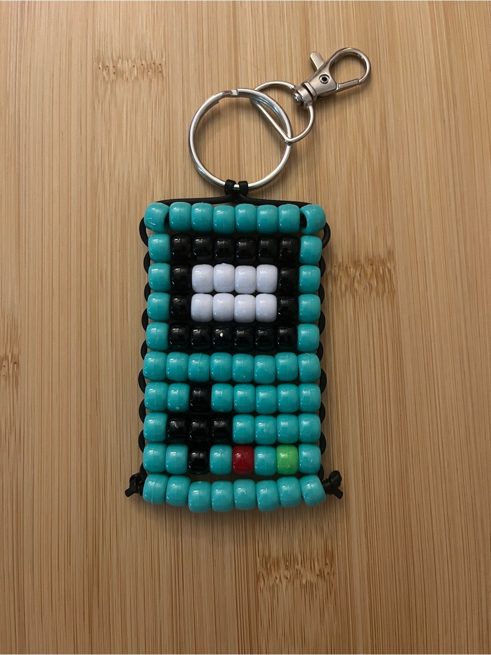 Pony Beaded Game Console Keychain - Cute Decorative Accessory